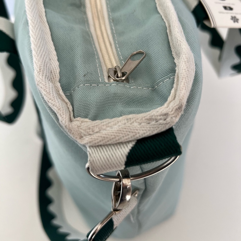 Business & Pleasure Co. The Holiday‎ Cooler Tote Back In Rivie Green NWT - Picture 10 of 16